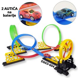LoopRacing igrači set sa 2 autića na baterije